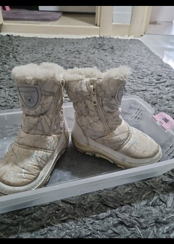 Kız Çocuk Beyaz kar botu - Görsel 5