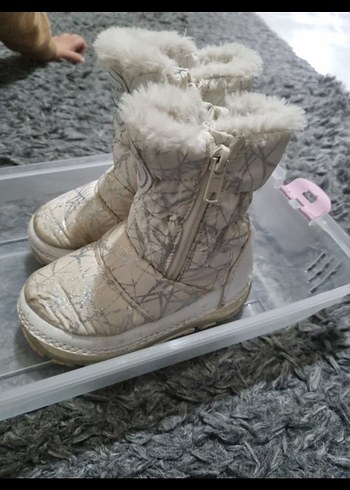 Kız Çocuk Beyaz kar botu - Görsel 4