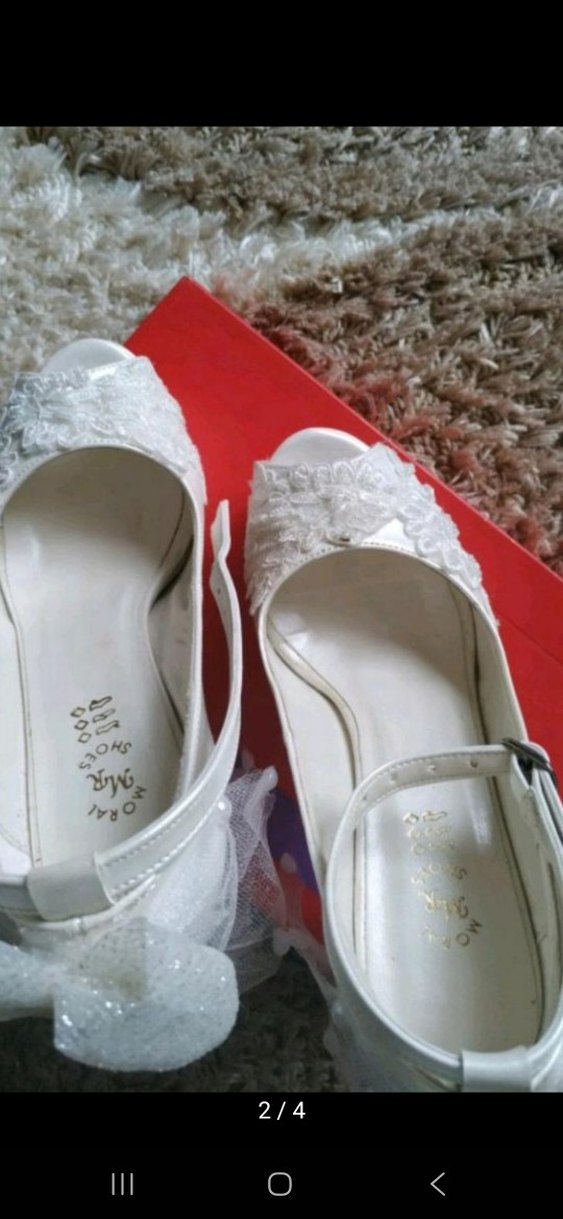 beyaz gelin ayakkabısı - Görsel 3