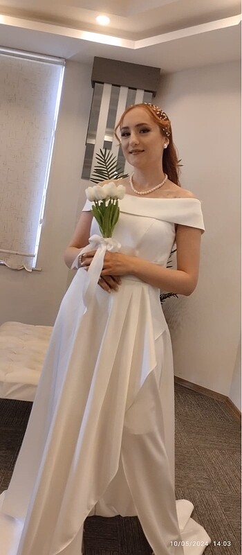 s Beden beyaz Renk Nikah elbisesi