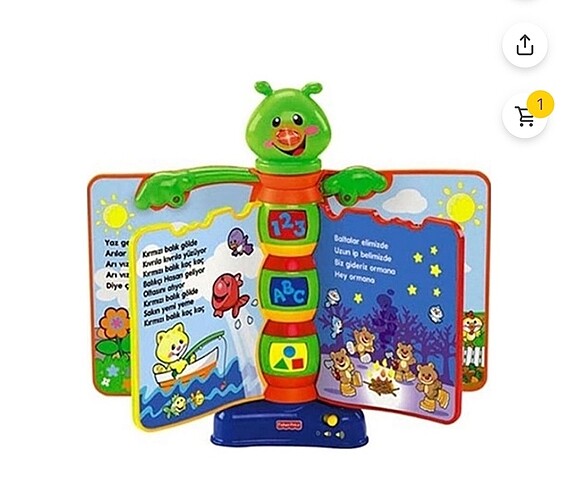 Fisher Price eğitici tırtıl