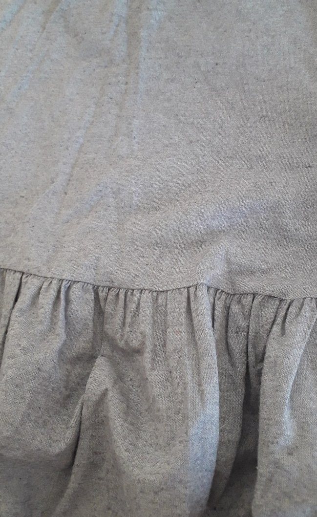 Gri Midi Elbise Yüksek Yakalı - Görsel 3