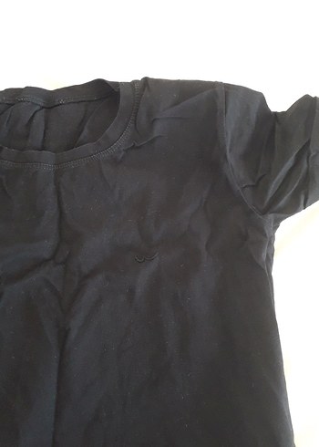 Siyah Kısa Kollu Mini Elbise - Görsel 4