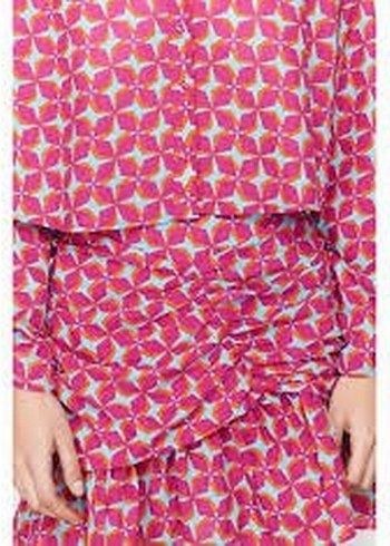 Pembe Drapeli Mini Etekli takım - Görsel 3