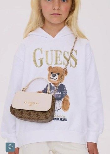 Beden beyaz Renk Guess monogram çanta