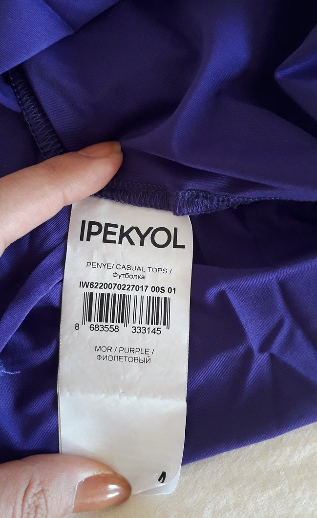 İpekyol Mor Balıkçı Yaka Basic Penye - Görsel 5