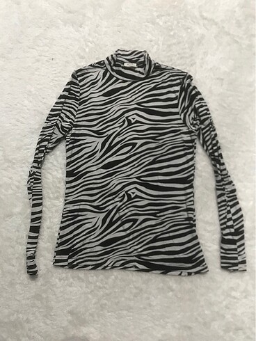 Zebra desen bluz