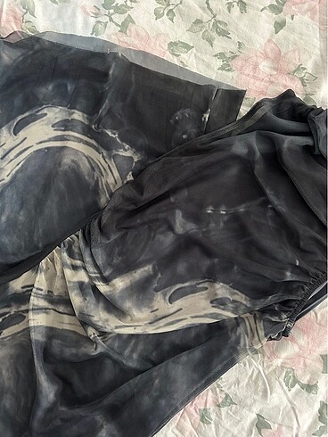xs Beden pull&bear midi elbise