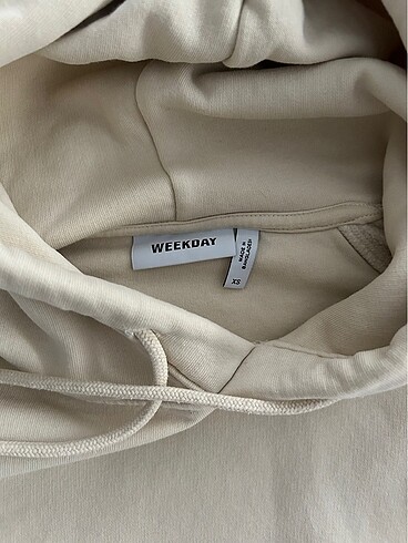 Weekday weekday crop salaş sweatshirt