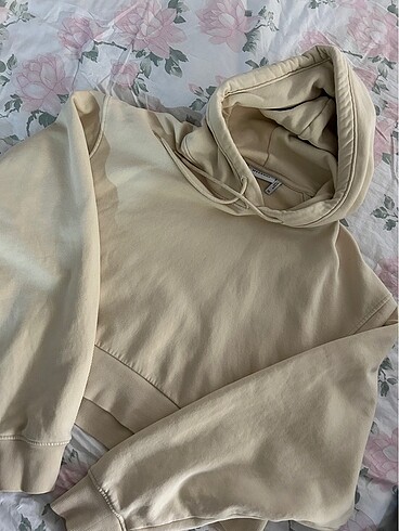 xs Beden ten rengi Renk weekday crop salaş sweatshirt