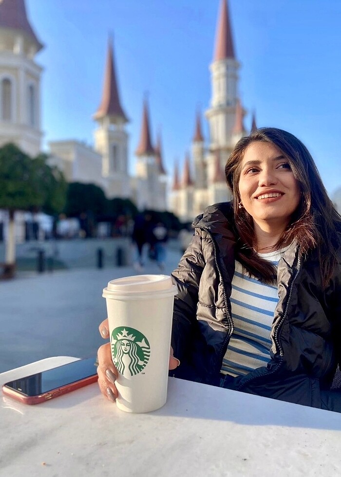 Stradivarius mavi beyaz çizgili bluz - Görsel 2