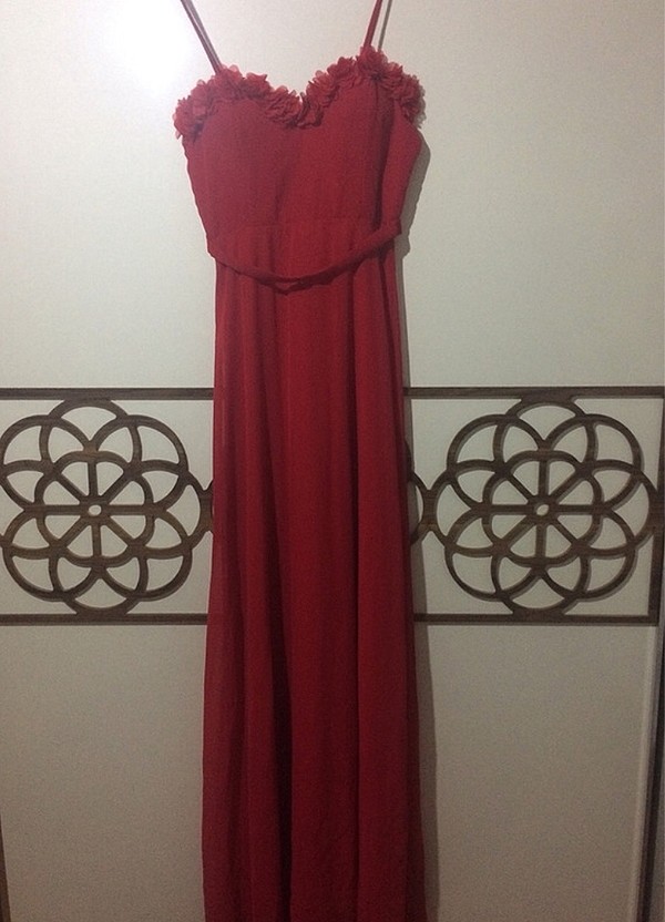 Kırmızı abiye - Görsel 3