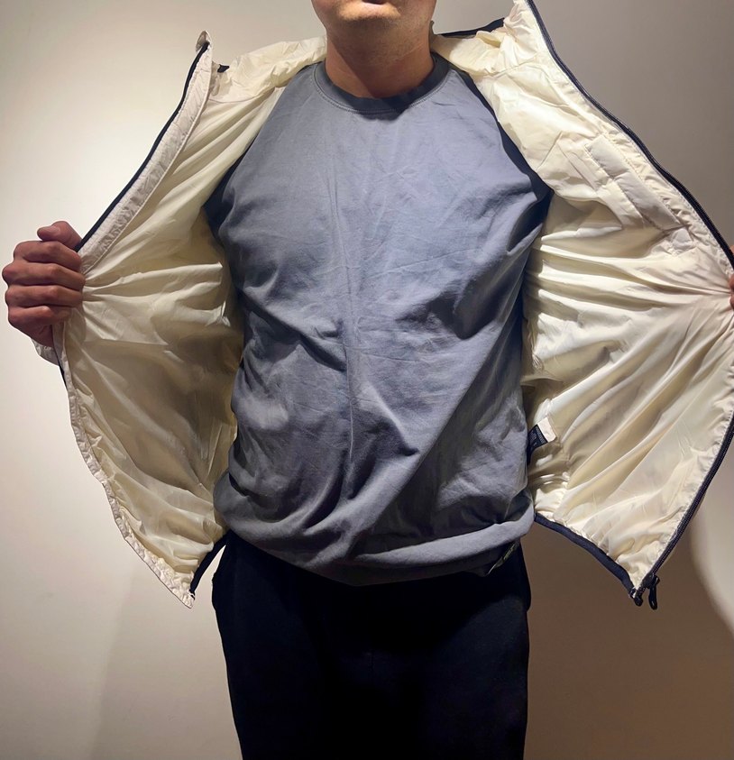 Pullandbear Beyaz Kapüşonlu Şişme Erkek #Mont - Görsel 4