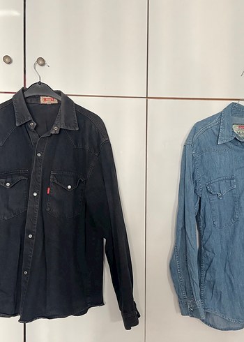 Levis 2 Adet Levi S Western Denim Kot Gomlek