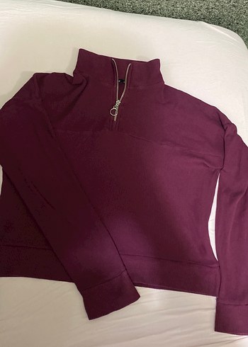 Addax Murdum Yarim Fermuarli Rahat Sweatshirt