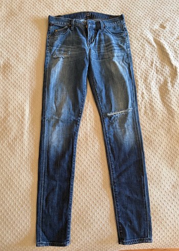 Citizens of Humanity Mavi Yikamali Dar Kesim Denim Jean