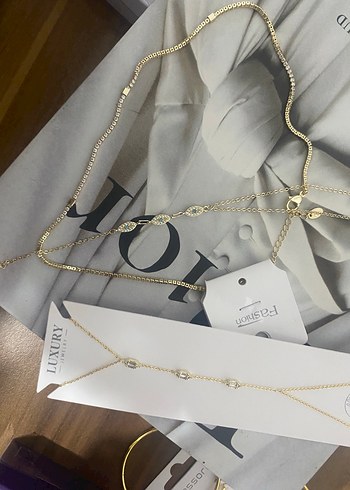 Accessorize  İnce Altin Zincirli Minimal Kolye