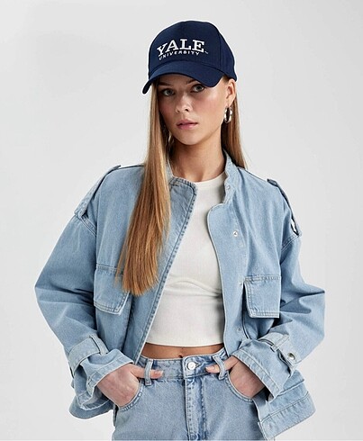 Oversize Fit Jean Ceket L beden