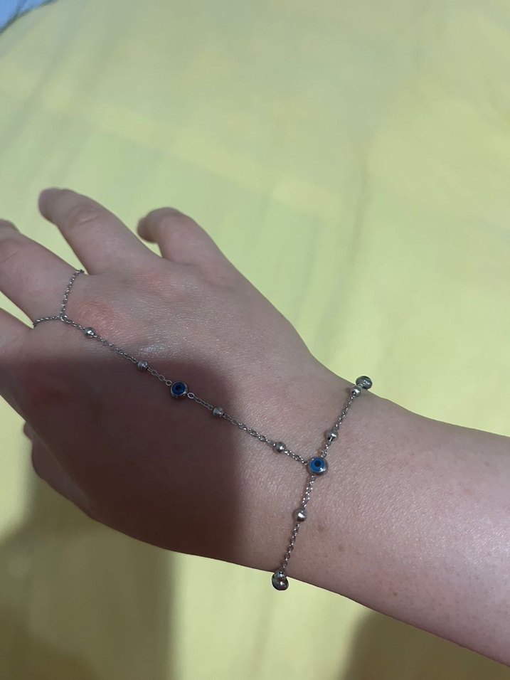 Gri Mavi Zincir Detaylı Kadın şahmeran - Görsel 2