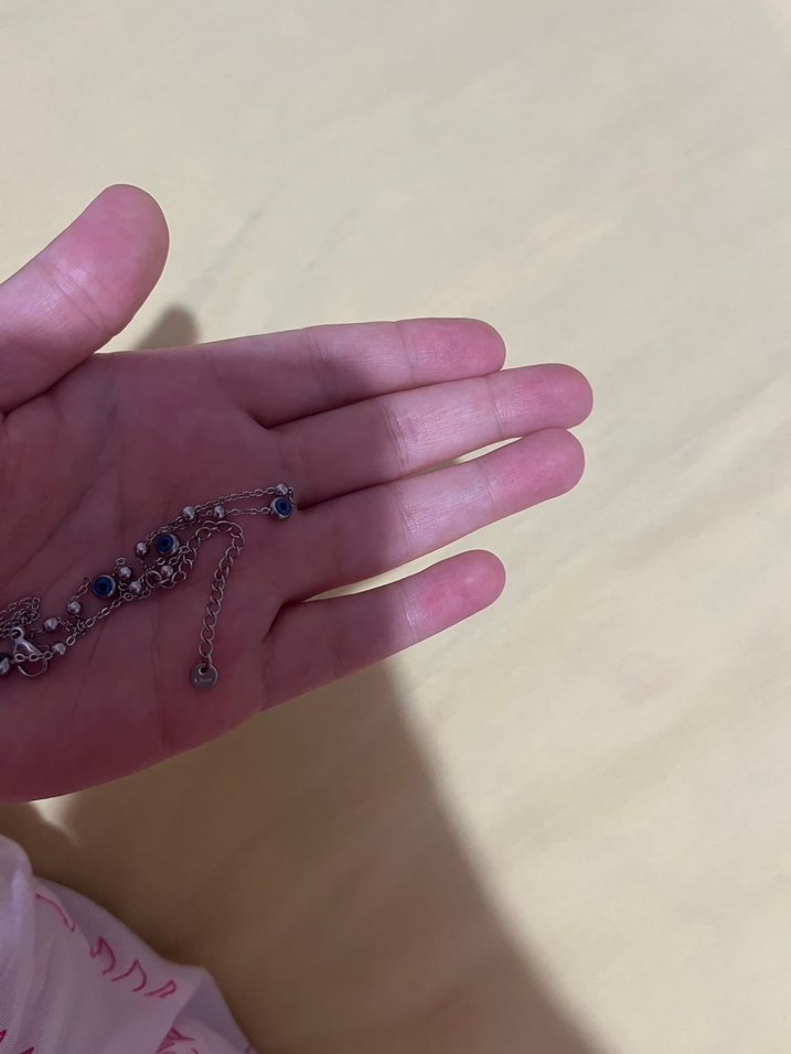 Gri Mavi Zincir Detaylı Kadın şahmeran - Görsel 5