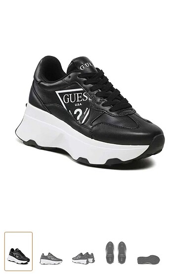37 Beden siyah Renk Orjinal Guess Sneaker
