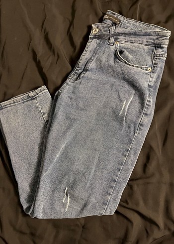 Diğer Gri Midi Regular Fit Denim Erkek Jean