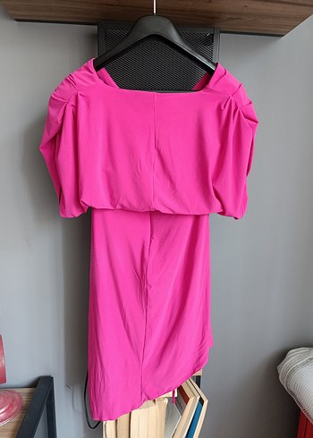 Trendyol & Milla cut out fuşya elbise