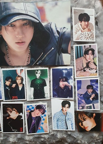  Beden Renk K-Pop Stray kids Changvin Magazin ve Kart Seti