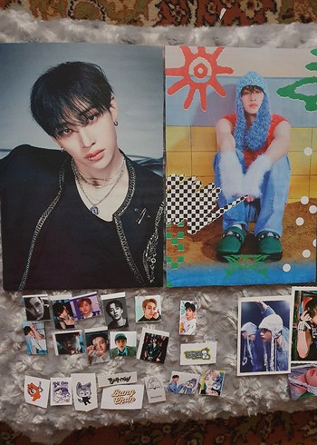 Stray kids Bangchan Magazin ve Poster Seti
