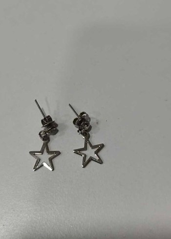 Accessorize  Minimal Yildizli Gumus Kupe Cifti