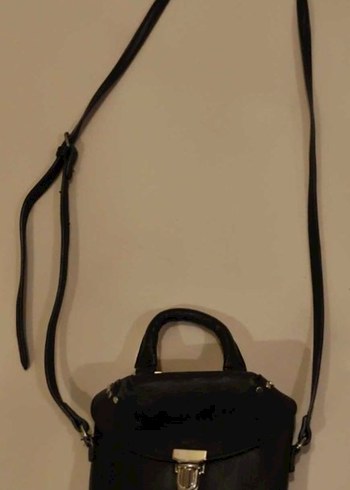 Zara Sik Siyah Mini Canta