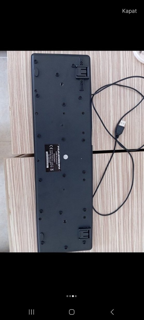 Siyah USB Kablolu Q Türkçe Klavye(F&Q dönüştürulebilir) - Görsel 3