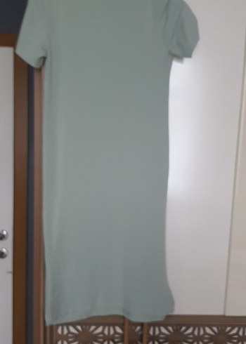 Bershka mint yesili elbise