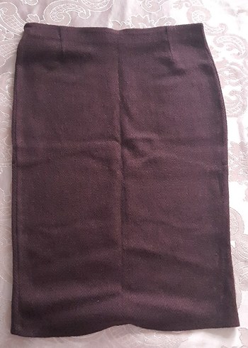 H&M Bordo Kadın Kalem Etek