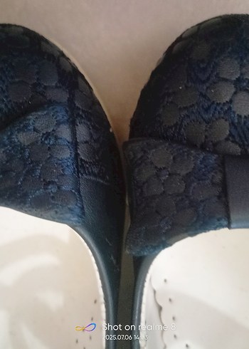 Kız Çocukları İçin Mavi Tokalı Babet Ayakkabı - Görsel 2