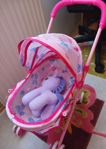 0 - 13 kg Beden pembe Renk Pembe Renkli Bebek Arabası