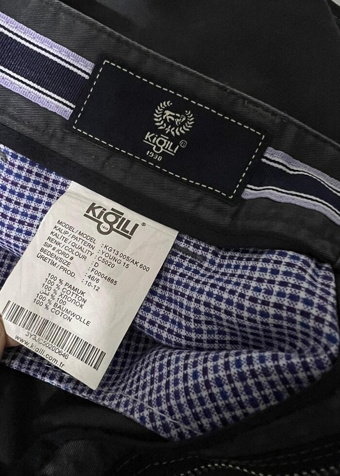 Kiğılı erkek pantolon - Görsel 3