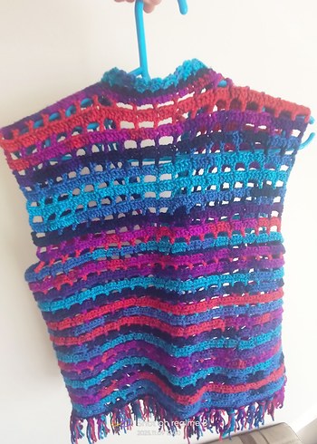 El Örgü Bohem Hırka - Görsel 6