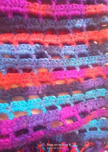 El Örgü Bohem Hırka - Görsel 8