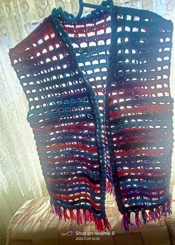 El Örgü Bohem Hırka - Görsel 9