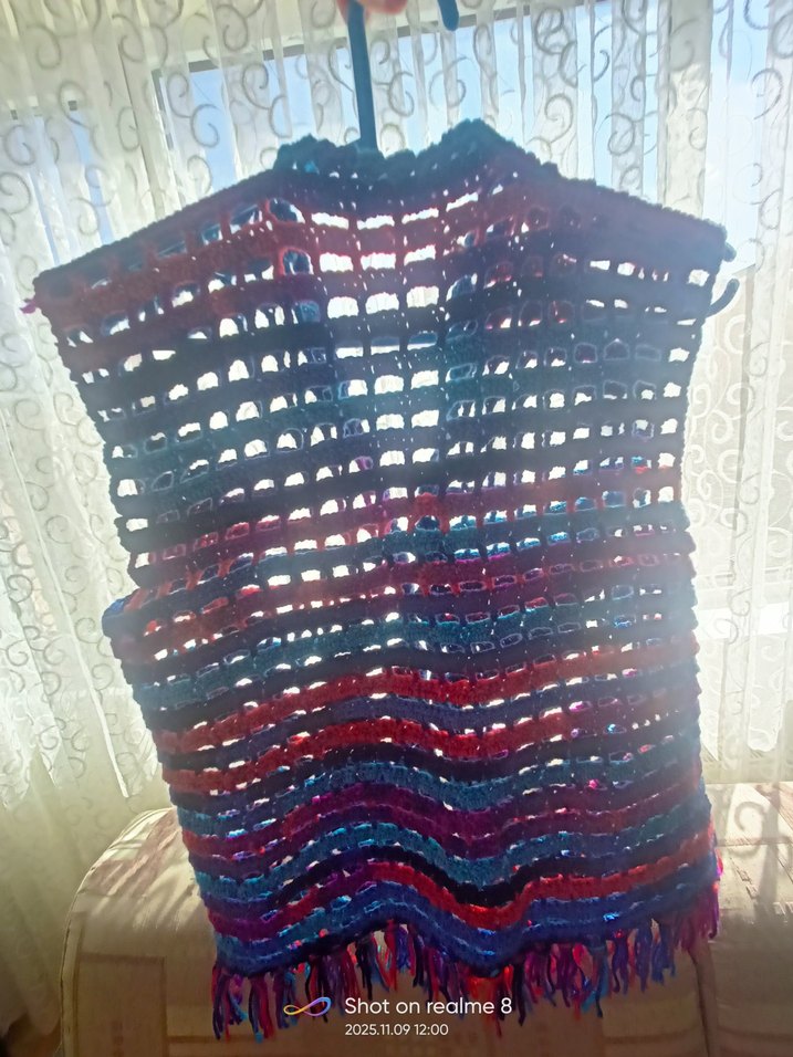 El Örgü Bohem Hırka - Görsel 5