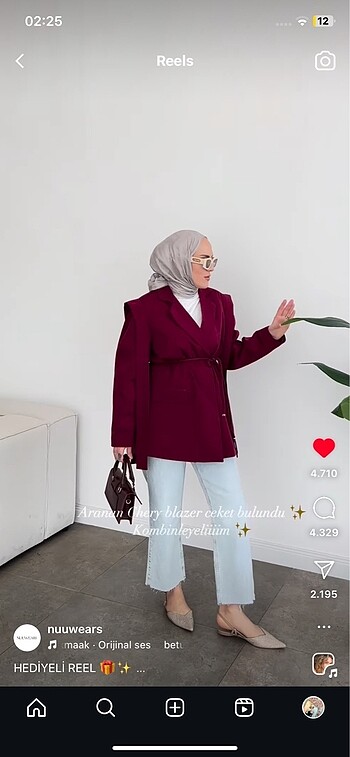 Bağlamalı blazer ceket