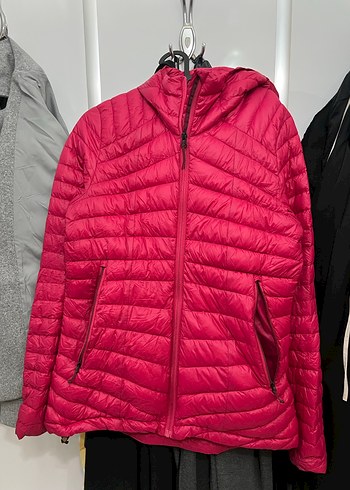 Kırmız kadın şişme mont - Görsel 7