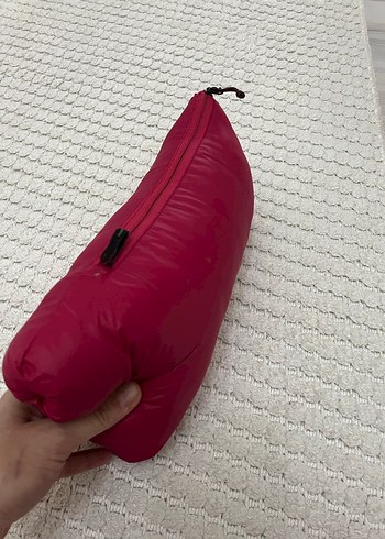 Kırmız kadın şişme mont - Görsel 2