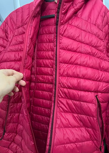 Kırmız kadın şişme mont - Görsel 5