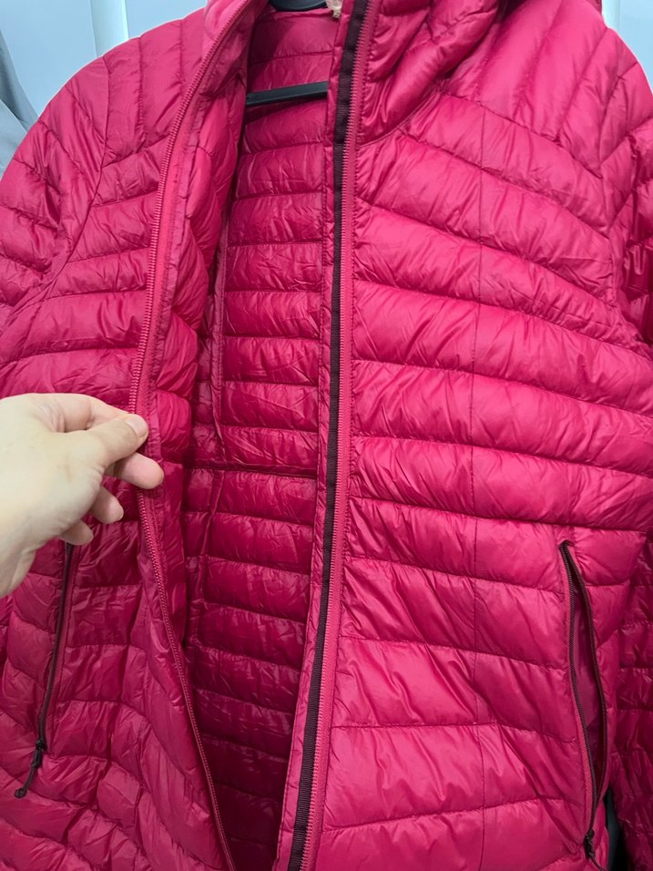 Kırmız kadın şişme mont - Görsel 5