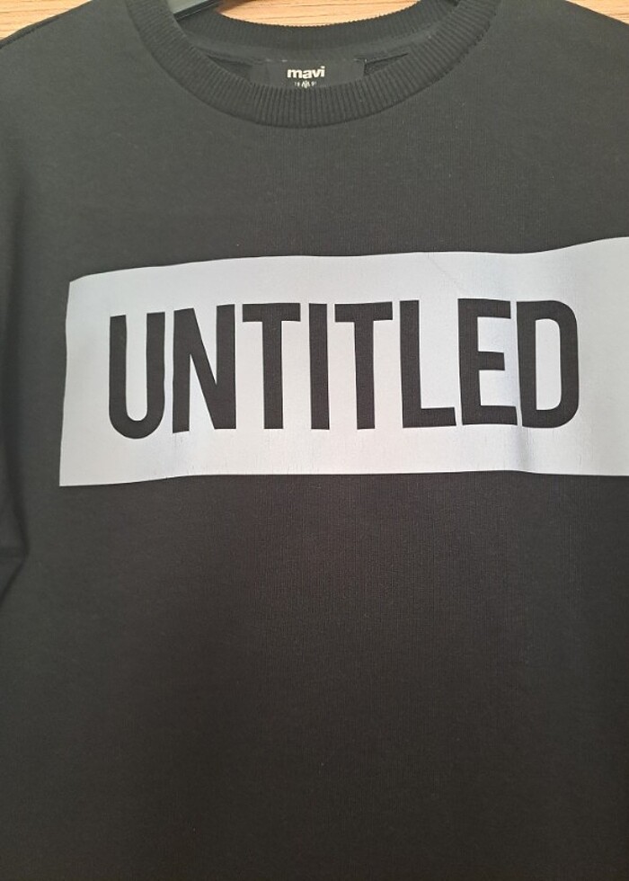 Mavi erkek sweatshirt - Görsel 2