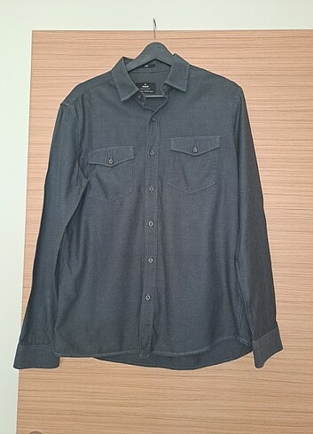 Mavi erkek gömlek - Görsel 5