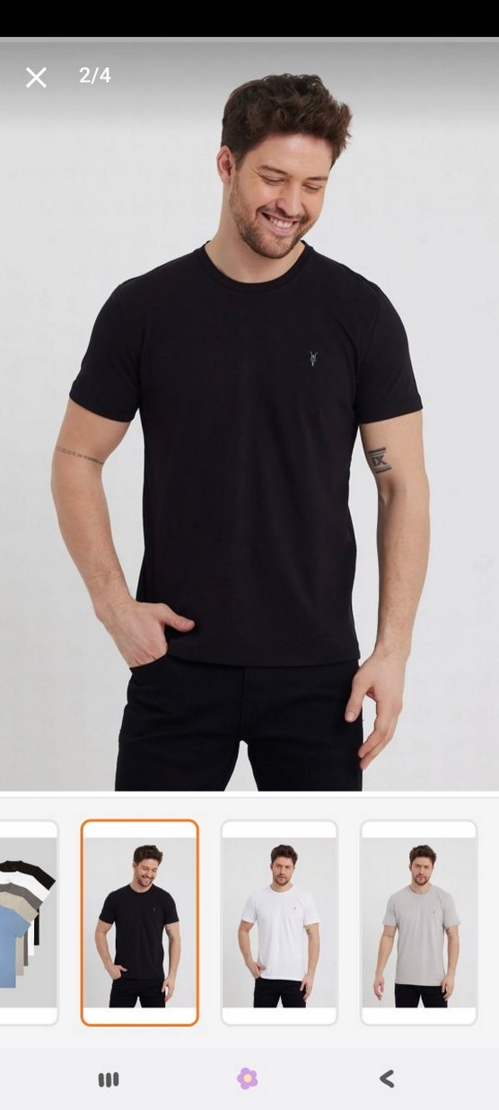 5 Li %100 Pamuk Erkek Regular Fit Kısa Kollu Basic Tişört - Görsel 3