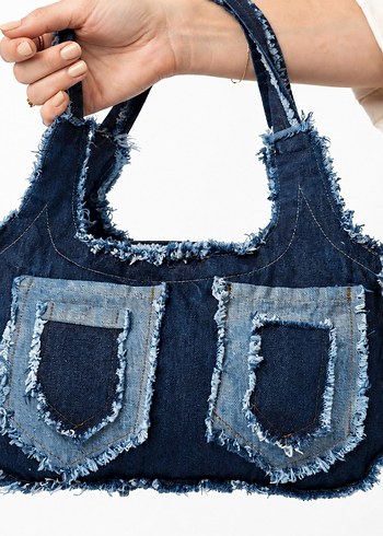 Armani Jeans Rahat Ve Sik Denim Omuz Cantasi